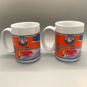 EUC Pair of Lionel Trains Mugs by Sherwood, 2006